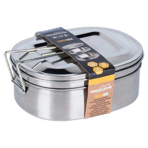 Menażka Obiadowa Stalowa Pojemnik Lunchbox 2-Poziomowa REDCLIFFS 350/900 ml
