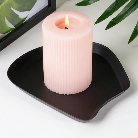 Podstawka pod Kompozycje Świece Metalowa 17 x 15,5 cm VILDE Czarna