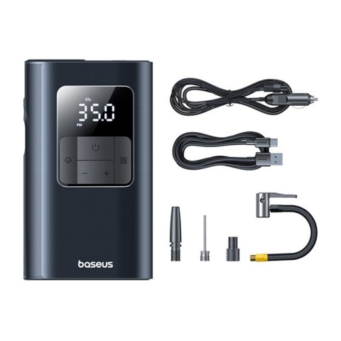 Kompresor samochodowy BASEUS PrimeTrip VA1 2w1 (czarny)