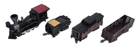 Transportowa Kolejka Retro z Funkcją Świateł, Dźwięku i Dymu 172cm