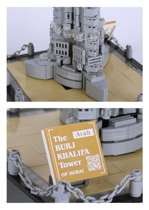 Zestaw Klocków Seria Budynki Burj Khalifa 555el.