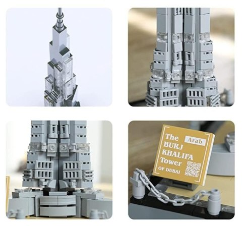 Zestaw Klocków Seria Budynki Burj Khalifa 555el.