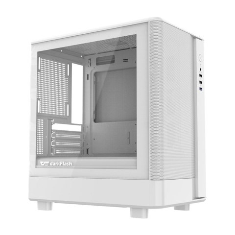 Obudowa komputerowa DARKFLASH DB330M Mesh (biała)
