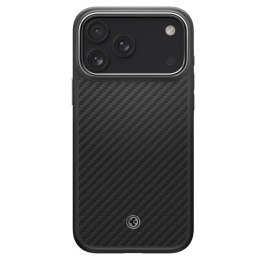 Spigen Enzo Aramid T Mag MagSafe - Etui do iPhone 17 Pro (Black/Silver)