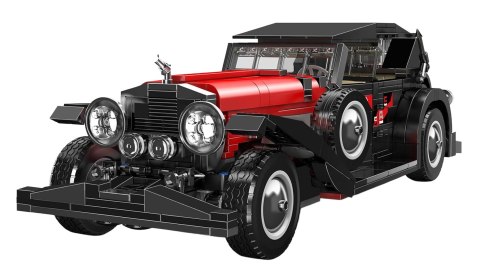 Zestaw Klocków Pojazd Retro Czerwony 1308el.