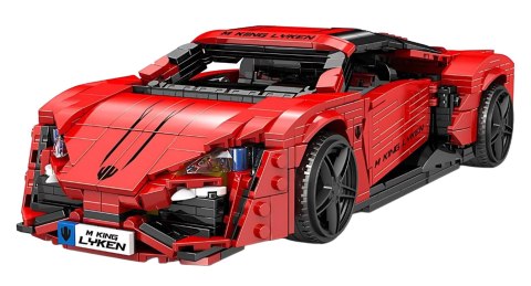 Zestaw Klocków Pojazd Sportowe Czerwone 1311el.