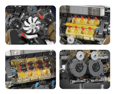 Zestaw Klocków Silnik 952el.