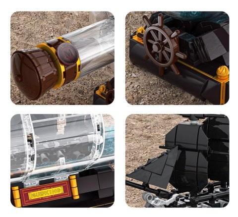 Zestaw Klocków Statek Piracki w Butelce 822el.