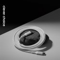 Crong Armor Link - Kabel 60W PD 3A USB-C do USB-C 150cm (biały)