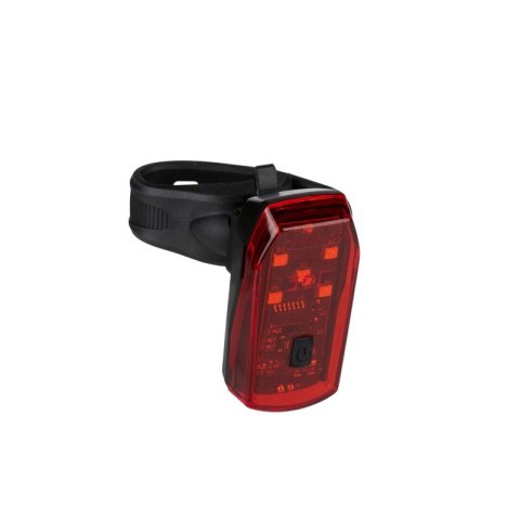 Dunlop - Lampka rowerowa tylna 5 LED z funkcją STOP K-Mark