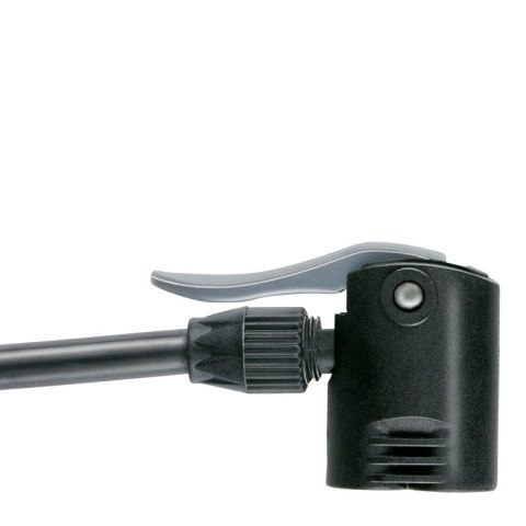 Dunlop - Pompka podłogowa do rowerów, piłek, materacy z manometrem (Czerwony)