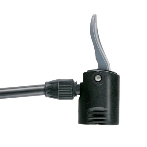 Dunlop - Pompka podłogowa do rowerów, piłek, materacy z manometrem (Czerwony)