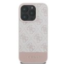 Guess 4G Bottom Stripe - Etui iPhone 16 Pro Max (różowy)