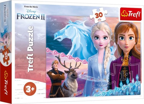 Trefl | Puzzle 30el. | Kraina lodu 2 | Odwaga sióstr