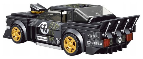 Zestaw Klocków Auto Sportowe Czarne 414el.