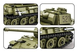 Zestaw Klocków Czołg Zielony 638el.