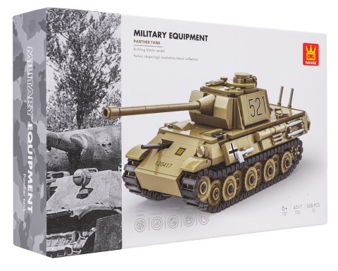 Zestaw Klocków Czołg Zielony 638el.