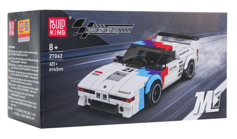 Zestaw Klocków Pojazd Sportowe Białe 411el.