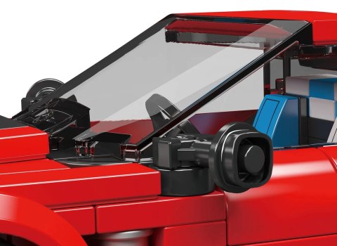 Zestaw Klocków Pojazd Sportowe Czerwone 481el.