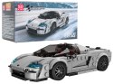 Zestaw Klocków Pojazd Sportowe Srebrne 388el.