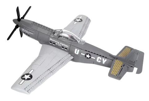 Zestaw Klocków Samolot Wojskowy 256el.