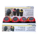 Dunlop - Kosz na śmieci do samochodu 400 ml 10x17 cm (Czerwony / Czarny)