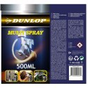 Dunlop - Spray multifunkcyjny / smar / olej penetrujący / środek czyszczący / spray kontaktowy 500 ml