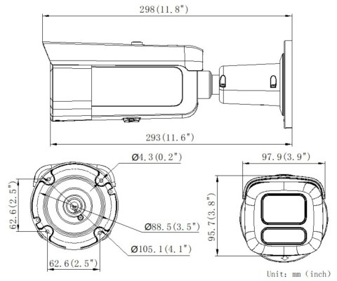 KAMERA WANDALOODPORNA IP DS-2CD2643G2-LIZS2U/SL(2.8-12MM)/PL Smart Hybrid Light AcuSense - 4 Mpx - MOTOZOOM Hikvision