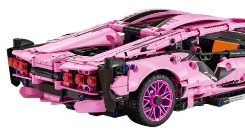 Klocki Auto Sportowe Różowe 1280el.