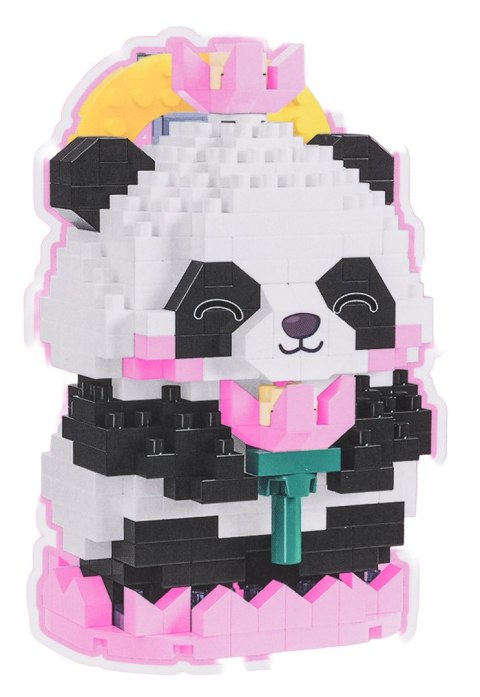 MEGA Zestaw Klocków Pandy 9 Figurek
