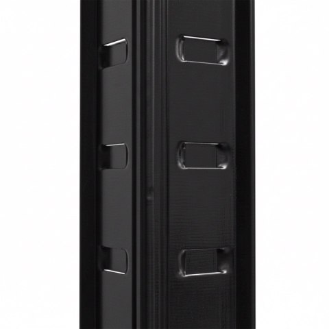 Regał magazynowy 200kg 5 poziomów 205x120x45 cm 1000 kg czarny