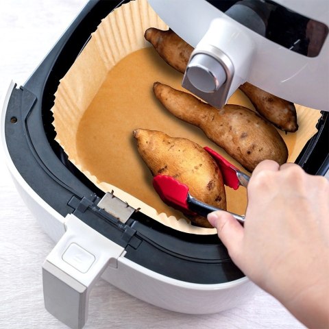 Wkład do Frytkownicy Air Fryer 50 szt. HIT Papier Kwadratowy 23 x 23 cm