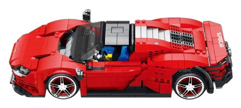 Zestaw Klocków Auto Sportowe Czerwone 1069el.