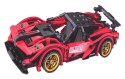 Zestaw Klocków Auto Sportowe Czerwone 482el.
