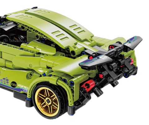 Zestaw Klocków Auto Sportowe Zielone 470el.