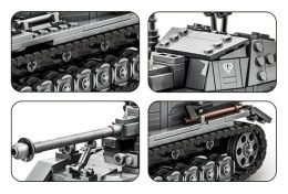 Zestaw Klocków Czołg Szary 632el.