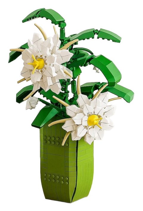 Zestaw Klocków Kwiaty Białe 571el.