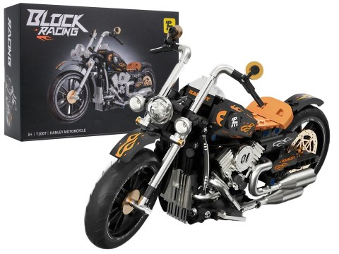 Zestaw Klocków Motocykl Czarny 455el.