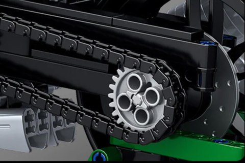 Zestaw Klocków Motocykl Ścigacz Biały 912el.