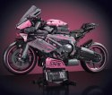 Zestaw Klocków Motocykl Ścigacz Różowy 2066el.