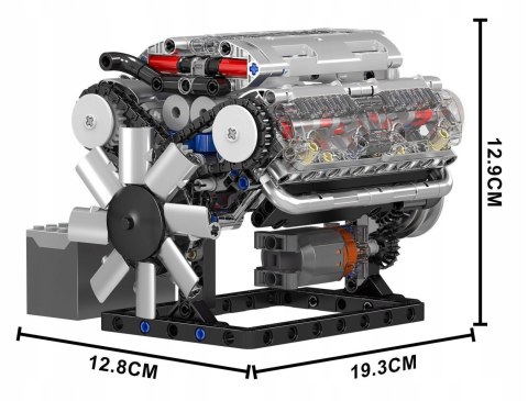 Zestaw Klocków Silnik 552el.