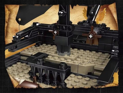 Zestaw Klocków Statek Piracki Czarny 3180el.