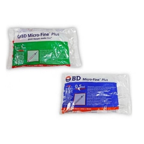 BD MICRO FINE 1ml Strzykawka insulinowa (bez igły), sterylna, 100 szt.