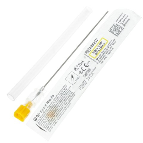BD YALE 0,90 × 76 mm 20G Igła lędźwiowa, cienkościenna, z osłonką, jednorazowa