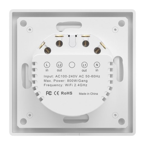 Włącznik światła AVATTO TS20-EU-W2 Wi-Fi