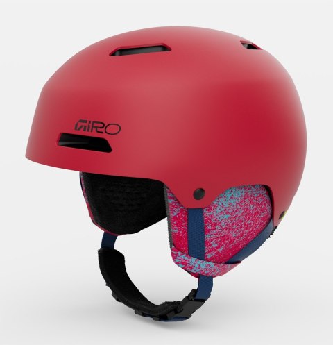 Kask zimowy juniorski GIRO CRUE matte red roz. S (52-55.5 cm) (NEW 2025/2026)
