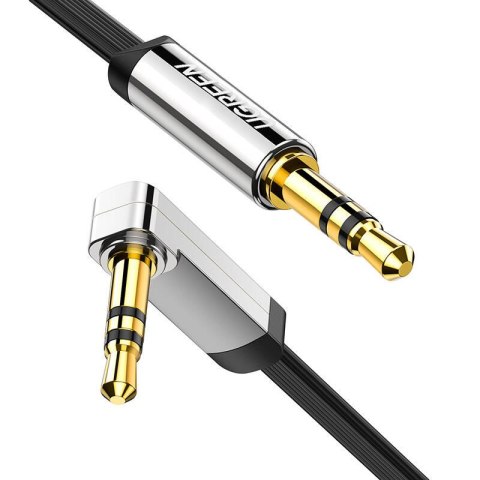 Kabel UGREEN AV119 5m jack 3,5mm-jack 3,5mm kątowy (czarny)