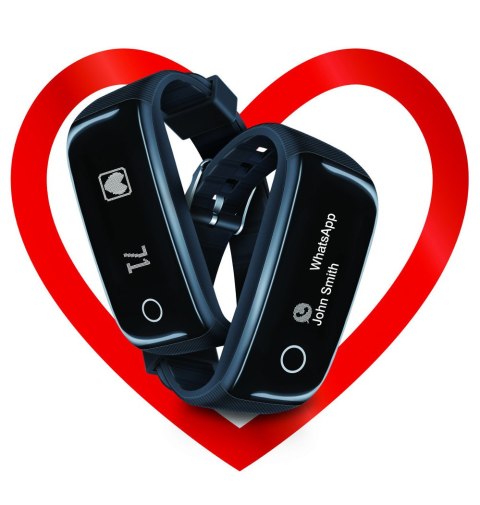 MEDEL CARDIO WATCH Opaska monitorująca aktywność i sen, z pulsometrem, USB