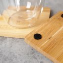 Podstawki pod Kubek Bambusowe Kwadratowe 4 szt. 9,7 cm EXCELLENT HOUSEWARE