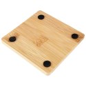Podstawki pod Kubek Bambusowe Kwadratowe 4 szt. 9,7 cm EXCELLENT HOUSEWARE